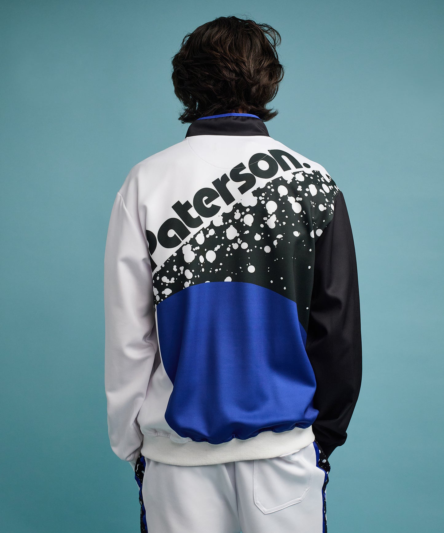 Roddick Track Jacket - White And Royal