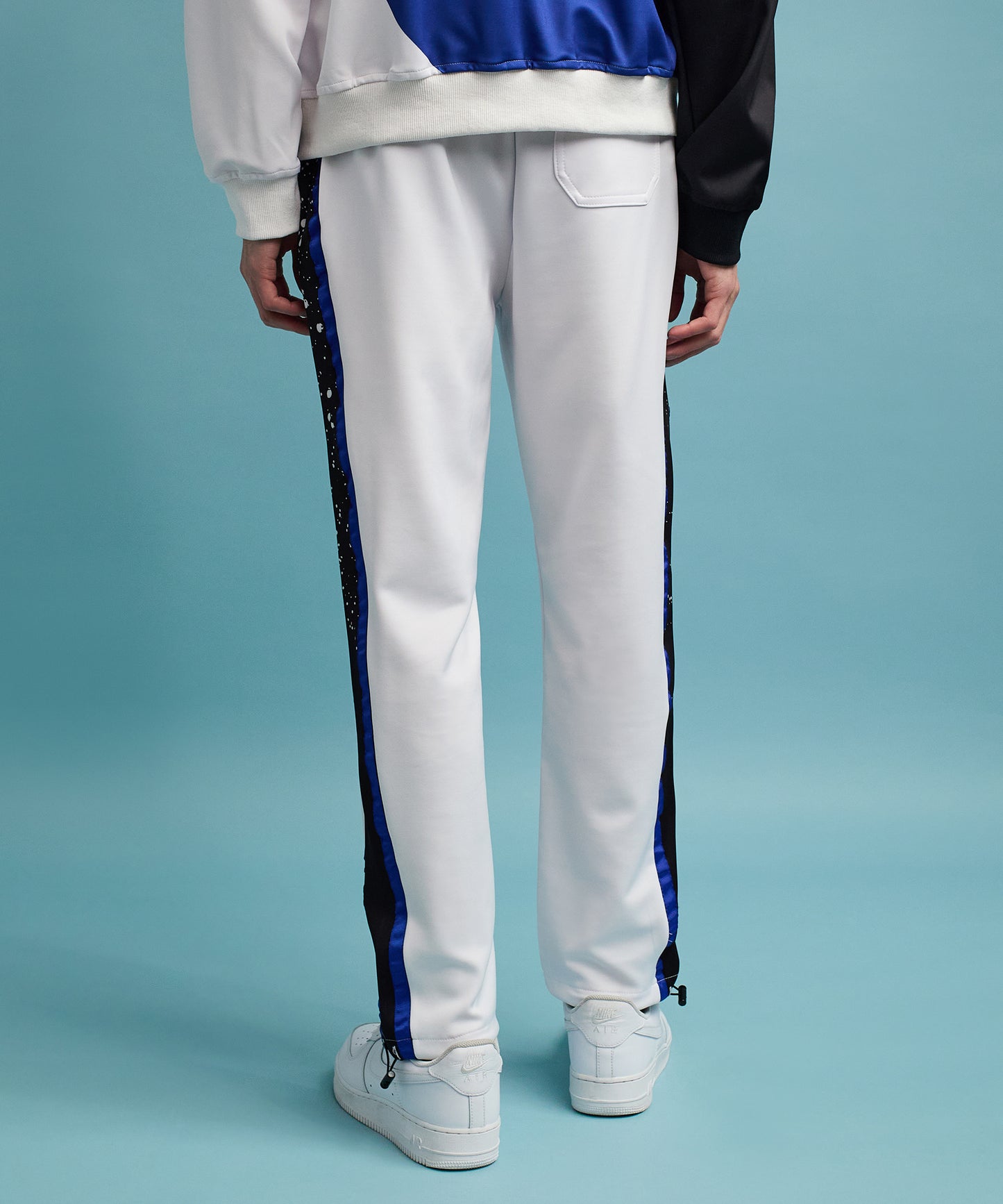 Roddick Track Pants - White And Royal