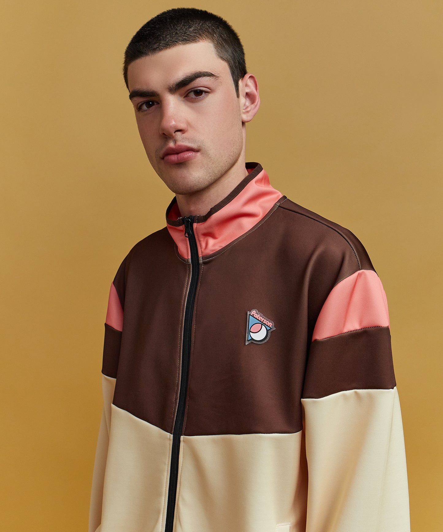 Diamond Court Track Jacket - Beige