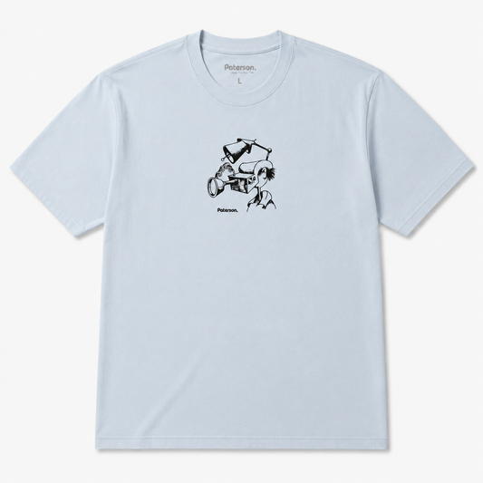 Futurist Tee Denim Stone