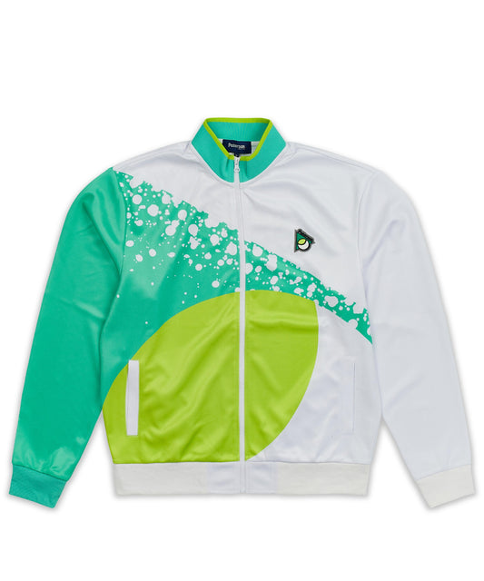 Roddick Track Jacket - White And Neon