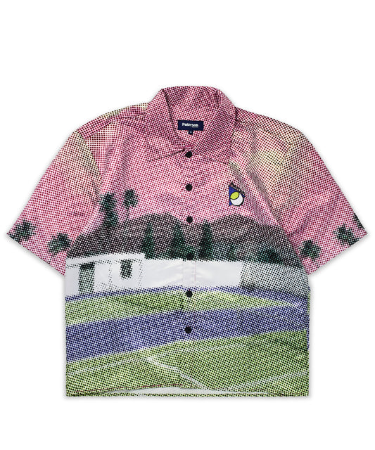 Palm Springs Court Short Sleeve Shirt - Pink