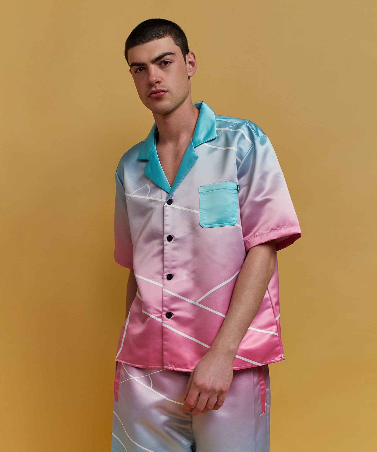 South Beach Court Short Sleeve Shirt - Multi