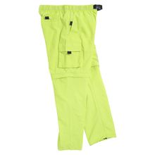 Ascent Trek Neon Yellow Convertible Cargo Pants from Paterson - Side