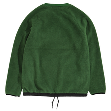 Fleece Crewneck Pullover (Green) from Paterson - Back