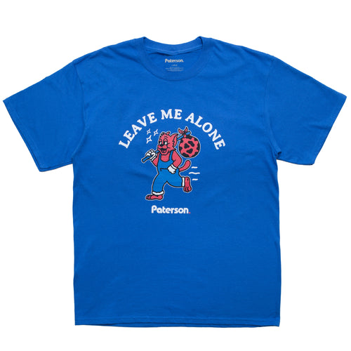Leave Me Alone S/S (Blue) from Paterson - Front