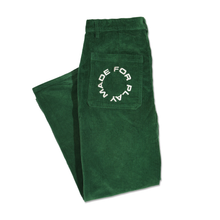 Valley Road Wide Leg Corduroy Pant (Forest Green) - Alt
