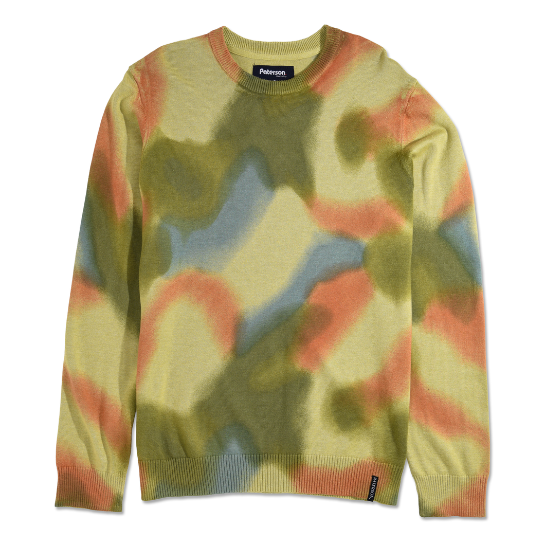 Tie Dye Sweater (Green) from Paterson - Front
